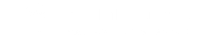 Madrasathud Dar An Nur logo in white